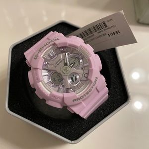 New lilac color G Shock watch. Never worn!